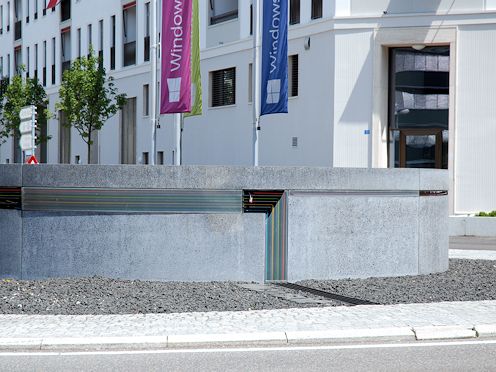 Kreiselkunstwerk in Richtistrasse - Industriestrasse in Wallisellen  