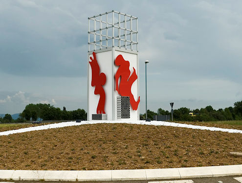 Kunst im Kreisverkehr in Alfatec-Straße 1, 70794 Filderstadt-Bonlanden 